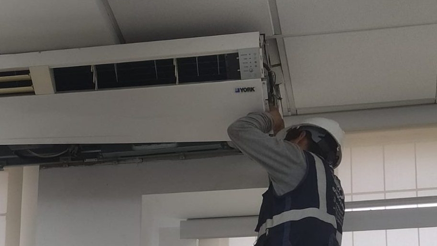 instalación de aire acondicionado